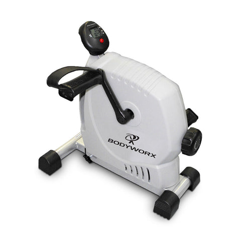 Bodyworx ADPE Duo Dual Purpose Exercise Bike for Home Gym (White)