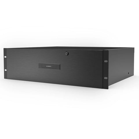 AC Infinity Heavy-Duty Rack Drawer Aluminium Faceplate 3U Black