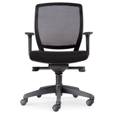 Rapidline Hartley Task Back Chair Medium Mesh Black