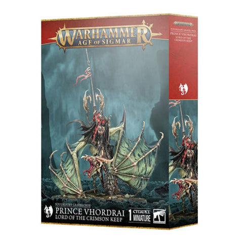 Games Workshop Warhammer Age of Sigmar Soulblight Gravelords Prince Vhordrai Lord of the Crimson Keep