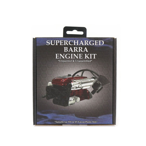 DDA 1:24 Ford XW/XY Barra 6 Cylinder Engine Supercharged Plastic Kit Accessory