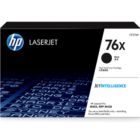 HP 76X Toner Ink Cartridge High Yield Black CF276X LaserJet Pro M404 M428 Genuine