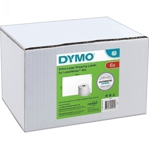 Dymo 4XL/5XL Courier Shipping Label 4x6" 104x159mm [Pack 6]