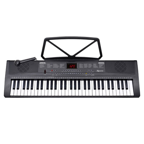 Karrera 61-Key Electronic Piano Keyboard 75cm (Black)