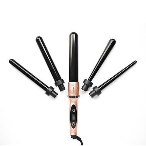 H2D X5 Professional Curling Wand Set - Rose Gold