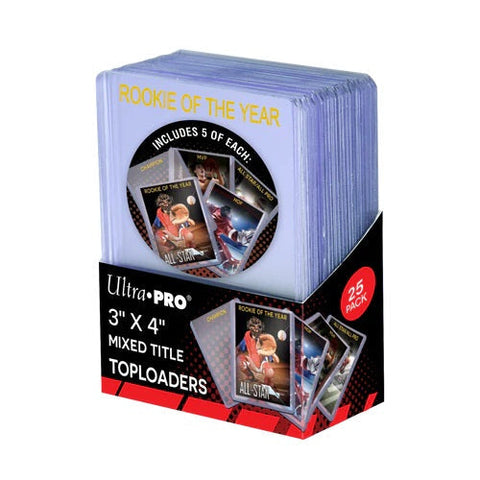 Ultra Pro: UP15168 3"x4" Mixed Title Toploader 25ct