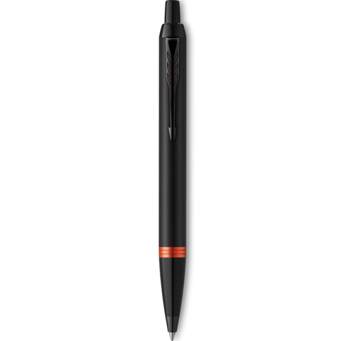 Parker IM Ballpoint Pen Satin Black Gift Box (Orange)