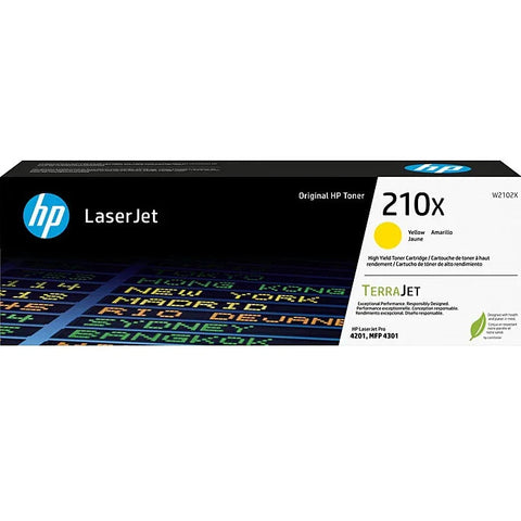 HP 210X Toner Ink Cartridge LaserJet TerraJet (Yellow)