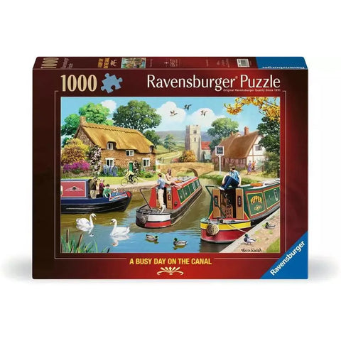 Ravensburger 1000pc A Busy Day on the Canal Puzzle
