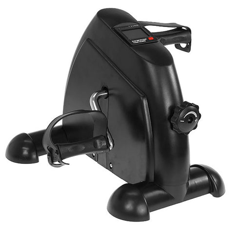 Powertrain Portable Mini Trainer Exercise Machine Home Gym Pedal Bike Cycle Legs and Arm - Black