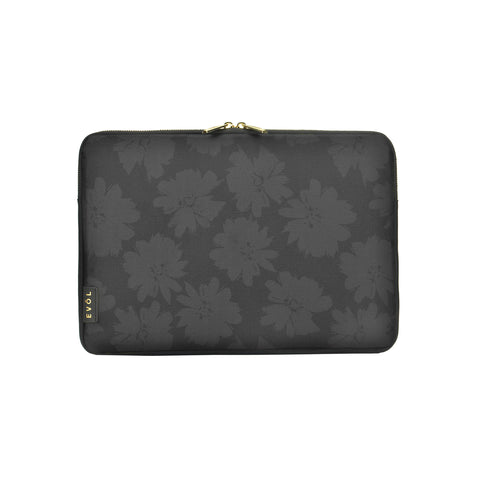 Generation Earth Artisan 13.3" Laptop Sleeve (Black Flower)
