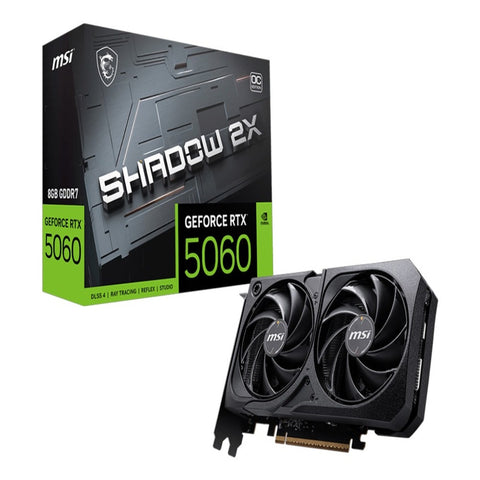 MSI GeForce RTX 5060 8G Shadow 2X OC Graphics Card