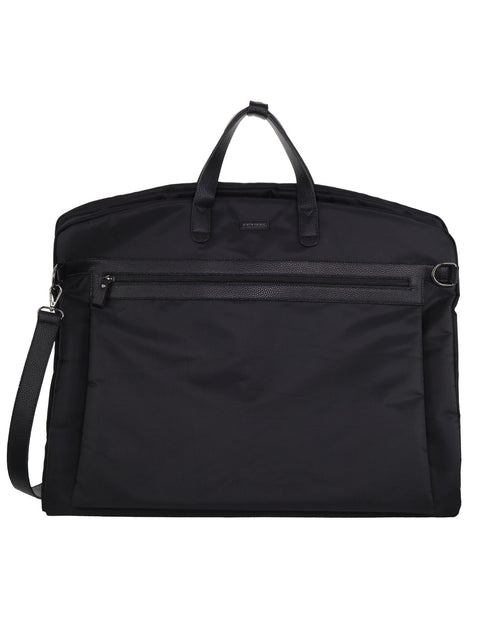 Pierre Cardin Unisex Nylon Overnight Garment Travel/Business Bag Black