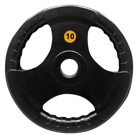 Bodyworx Olympic Rubber Grip Plate Weight Lift Home Gym Exercise 10kg