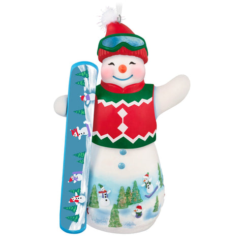 Ollie U. Halfpipe, 21st in the Snowtop Lodge Series - 2025 Hallmark Keepsake Christmas Ornament