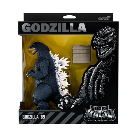 Godzilla 1989 Super Kaiju Wave 01 Action Figure Display Statue 5.5"