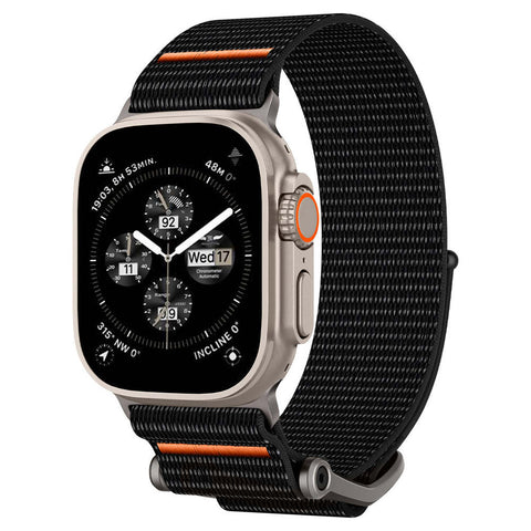 Spigen Apple Watch 49mm 46mm 45mm 44mm 42mm DuraPro Flex Ultra Band (Black)