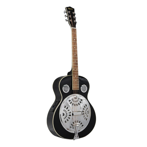 Karrera 40in Resonator Guitar (Black)