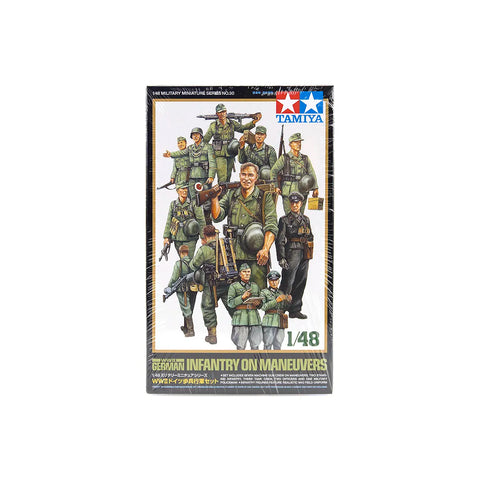 Tamiya 1/48 German WWII Infantry on Manoeuvrers Scaled Plastic Model Kit