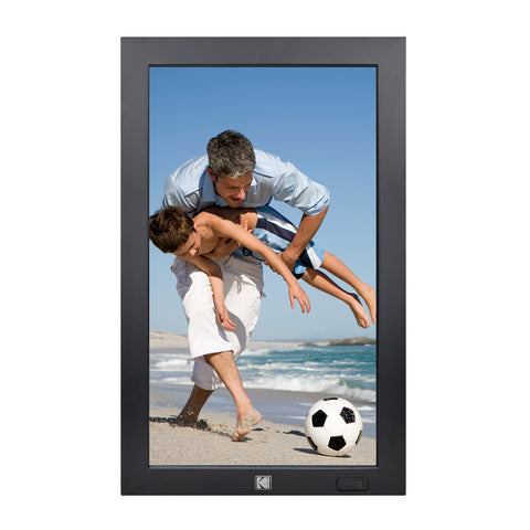 KODAK WF238V Digital Photo Frame 23.8-inches, 32GB, (Black)