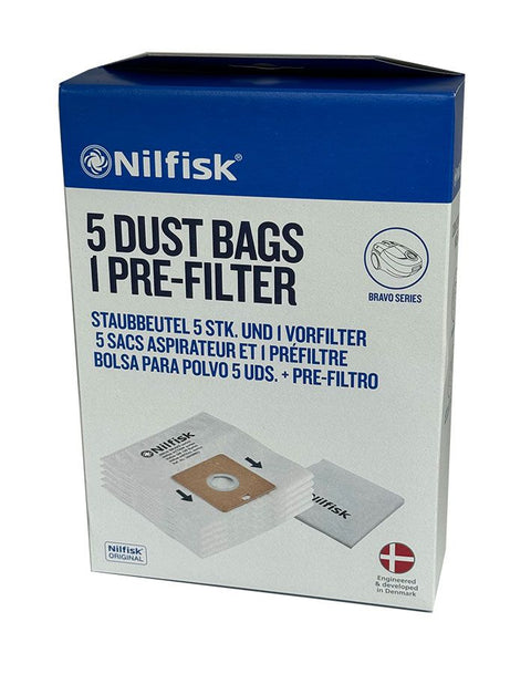 Geniune Nilfisk Bravo Vacuum Cleaner Bags  #30050002