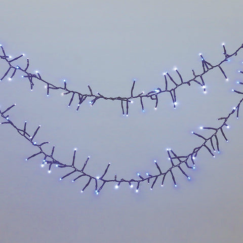 Lexi Lighting 500 LED Connectable Cluster Christmas Lights Blue+White