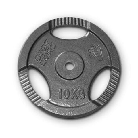 Bodyworx Ezy Grip Standard Disc Weight Plate Home Gym Workout Exercise 10kg