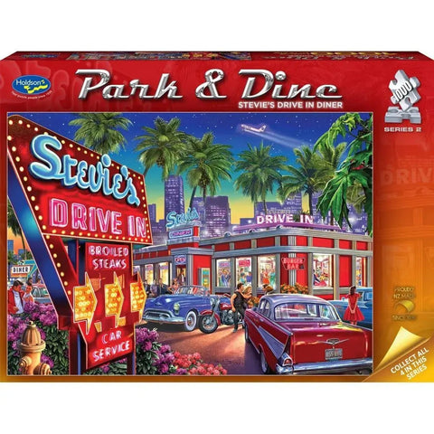 Holdson 1000pc Park & Dine S2 Stevie's Drive-In Diner Puzzle