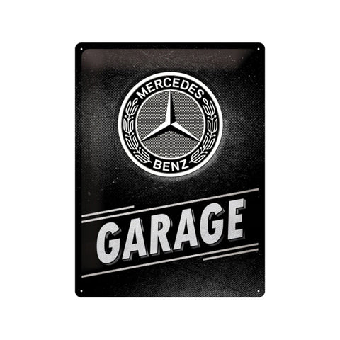 Nostalgic-Art Mercedes-Benz Garage 30x40cm Large Metal Tin Sign Plaque