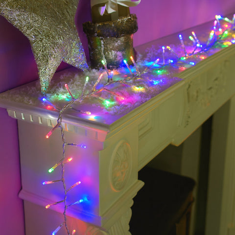 Lexi Lighting 2000 LED Connectable Cluster String Christmas Lights Multicolour