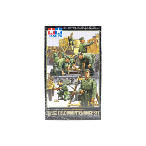 Tamiya 1/48 German WWII Tank Crew/Field Maintenance Set Scaled Plastic Model Kit