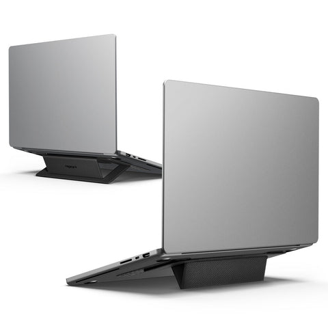 Spigen LD201-S1 Slim Fold Adhesive Laptop MacBook Tablet Stand (Black)