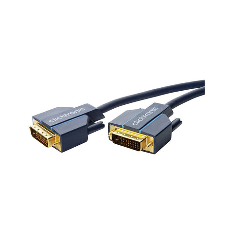 Clicktronic DVI-D (24+1) Cable 2m (Black)