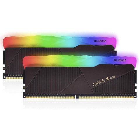 Klevv CRAS X RGB 32GB (2 x 16GB) DDR4 3200MT/s CL16 Desktop RAM - Black