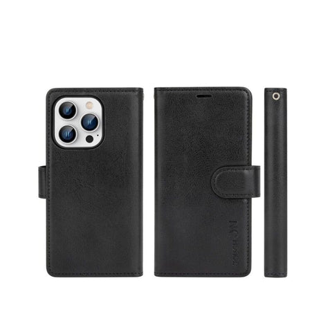 Uniq Glow Magnetic Wallet Phone Case for Samsung S24/S25 (Black)