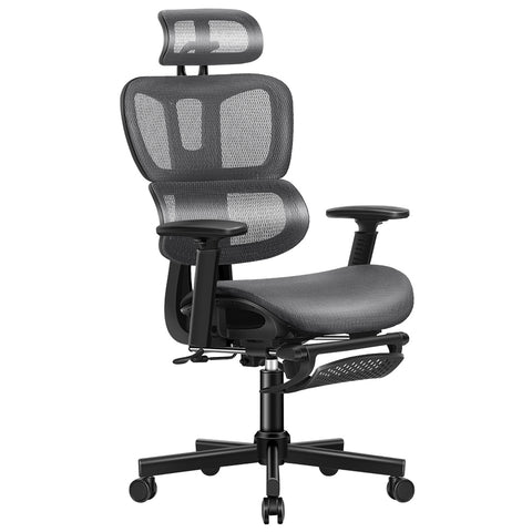 ALFORDSON Ergonomic Office Chair Mesh Executive Seat Work Computer (Grey)