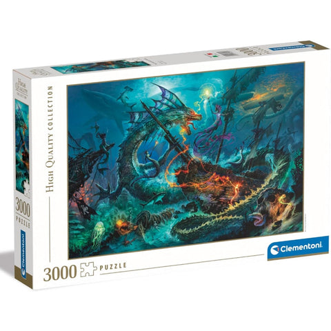 Clementoni The Under Water Battle 3000 Piece Puzzle Set