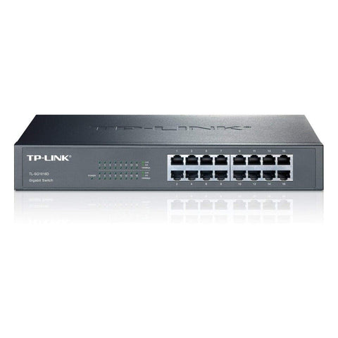 TP-Link TL-SG1016D 16-Port Gigabit Desktop/Rackmount Switch