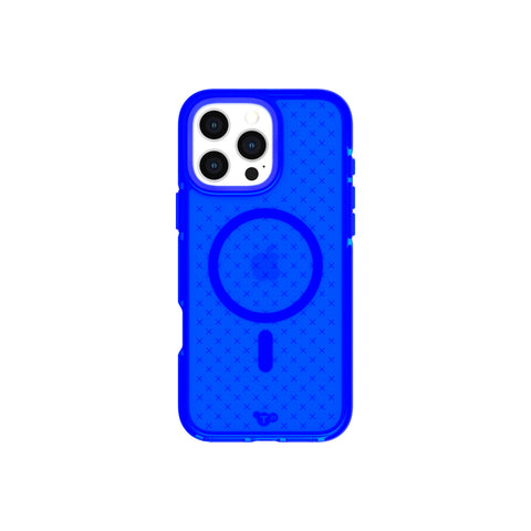 Tech21 EvoCheck Phone Case for iPhone 16 Pro Max with MagSafe (Cobalt Blue)