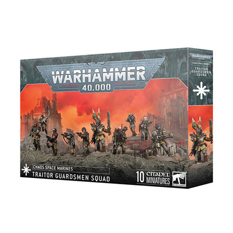 Games Workshop Warhammer 40K Chaos Space Marines Traitor Guardsmen Squad
