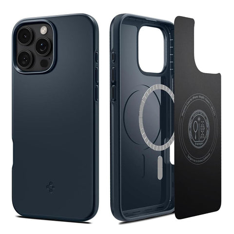Spigen Apple iPhone 16 Pro Max Thin Fit (MagFit) Case - Metal Slate