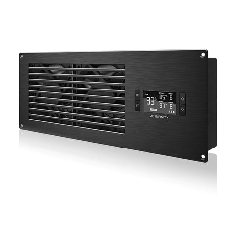 AC Infinity Airframe T7 200 CFM Exhaust Fan Black for AV Closets