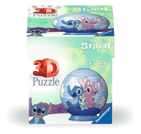 Ravensburger 3D Puzzle 54pc - Disney Stitch and Angel