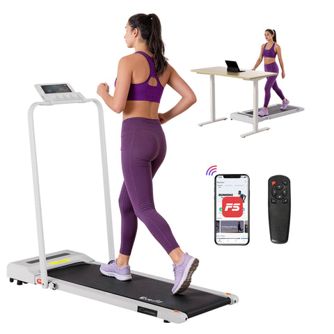 Everfit Treadmill Electric Walking Pad Under Desk Home Gym Fitness 380mm (White)