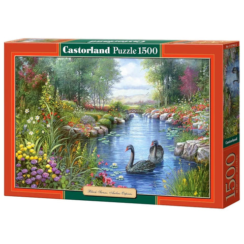 Castorland 1500-Pieces Black Swans Andres Orpinas Puzzle