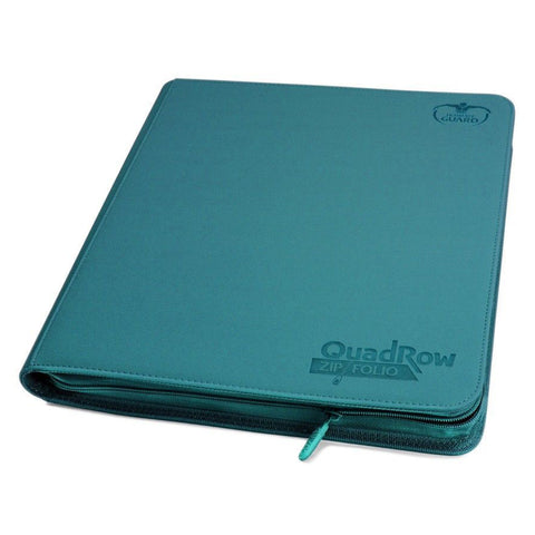 Ultimate Guard 12-Pocket QuadRow ZipFolio XenoSkin Petrol Blue Folder