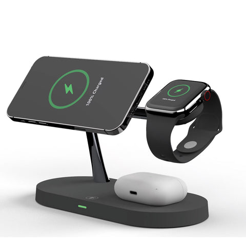Rewyre 5-in-1 Magnetic Fast Wireless Charger (Black)