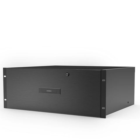 AC Infinity Heavy-Duty Rack Drawer Aluminium Faceplate 4U Black