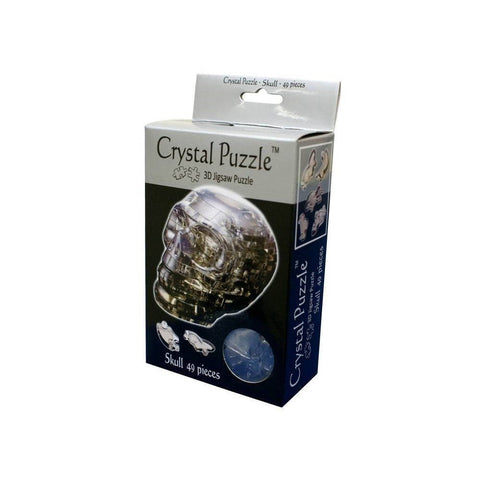 Bepuzzled 3D Crystal Puzzle: Black Skull