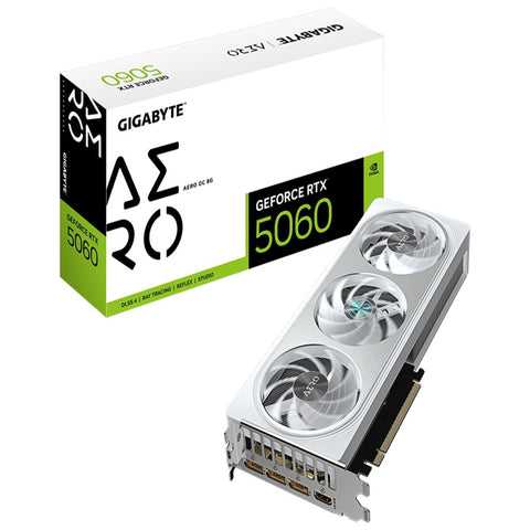 Gigabyte GeForce RTX 5060 AERO OC 8GB GDDR7 Graphics Card
